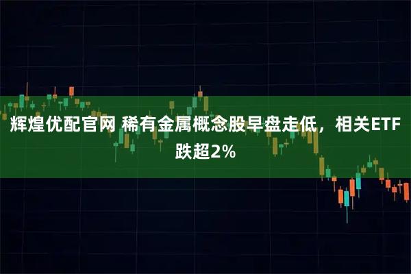 辉煌优配官网 稀有金属概念股早盘走低，相关ETF跌超2%
