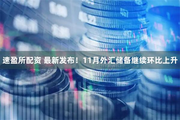 速盈所配资 最新发布！11月外汇储备继续环比上升