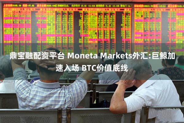 鼎宝融配资平台 Moneta Markets外汇:巨鲸加速入场 BTC价值底线